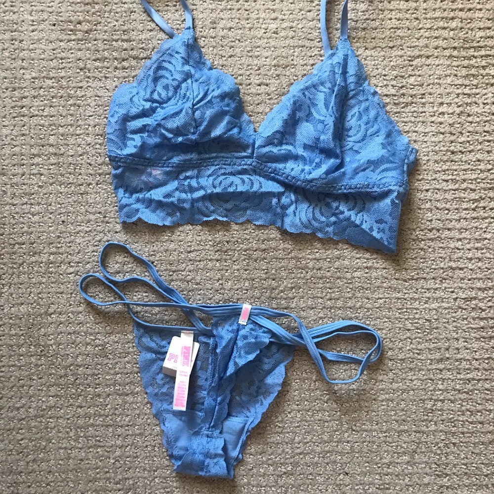 Pink lingerie set